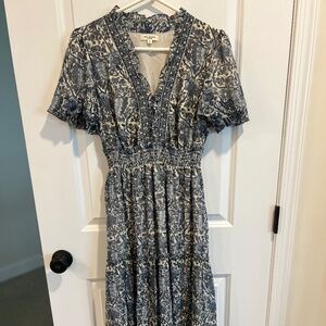 Max Studio slate blue maxi